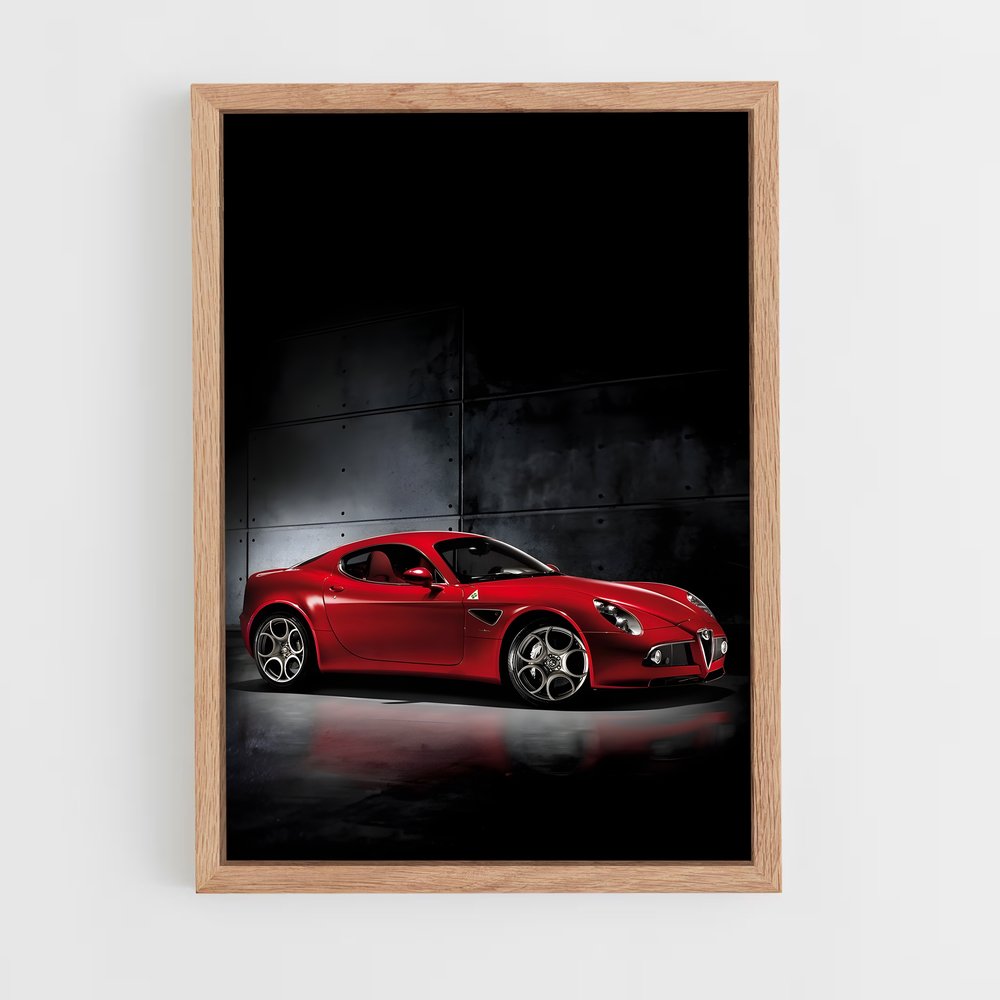Poster Ferrari Nocturne – affiche Alfa Romeo (vue 4)